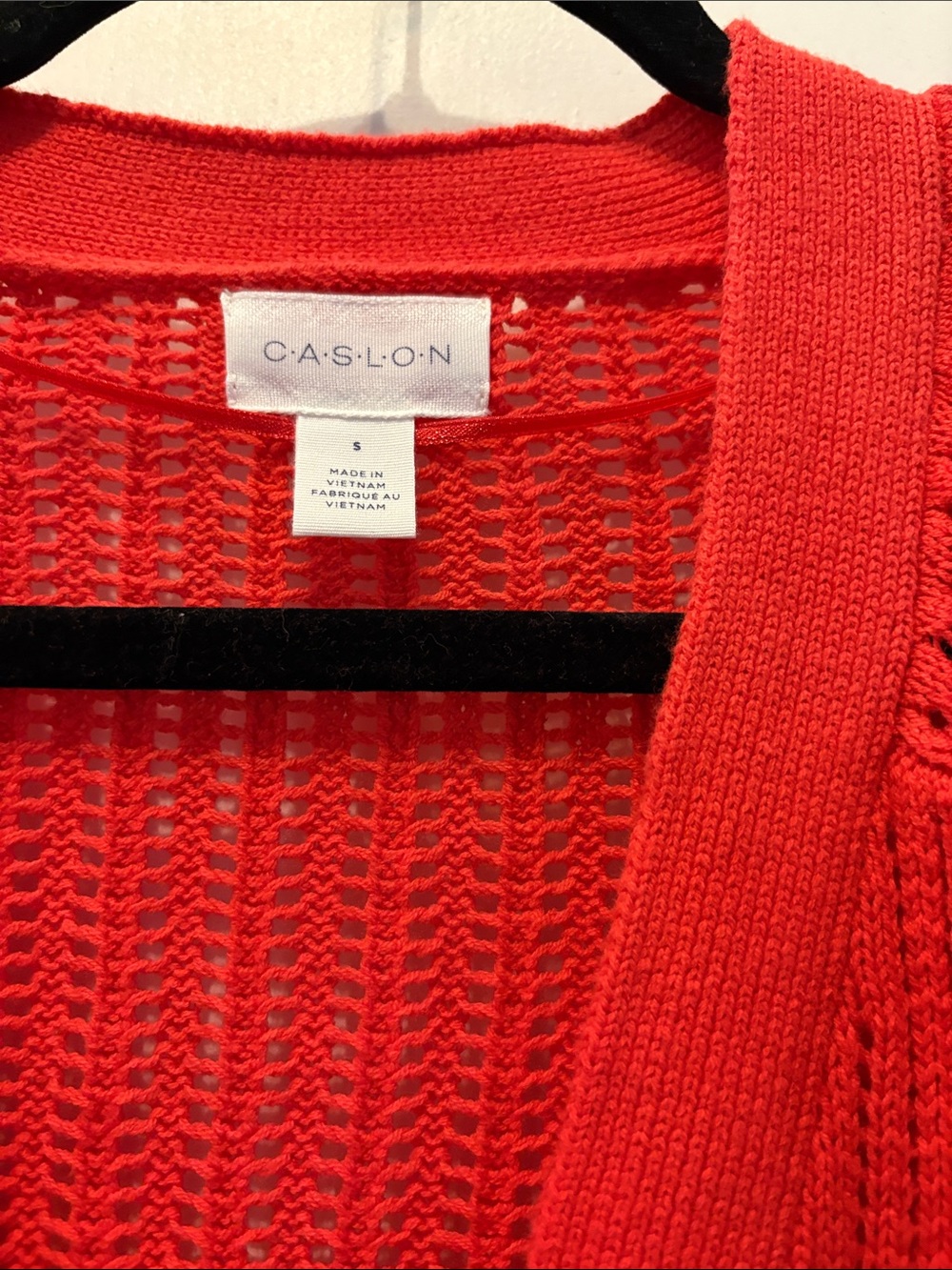 Caslon Corral V-Neck Button Front Cardigan - Picture 2 of 3